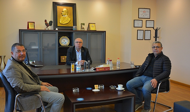 BORSAMIZ ÜYELERİNDEN  BAŞKAN DENİZ’ E ZİYARET