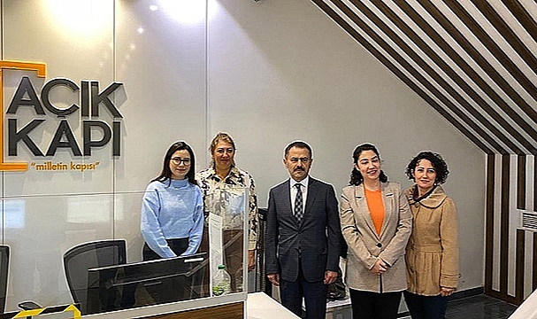 VALİ AKTAŞ, AÇIK KAPI ŞUBE MÜDÜRLÜĞÜNÜ ZİYARET ETTİ