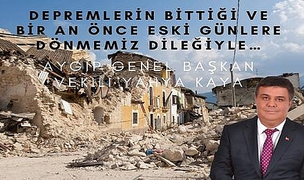 AYDINLIK GELECEĞİN PARTİSİ ENKAZ BÖLGESİNDE İNCELEMEDE