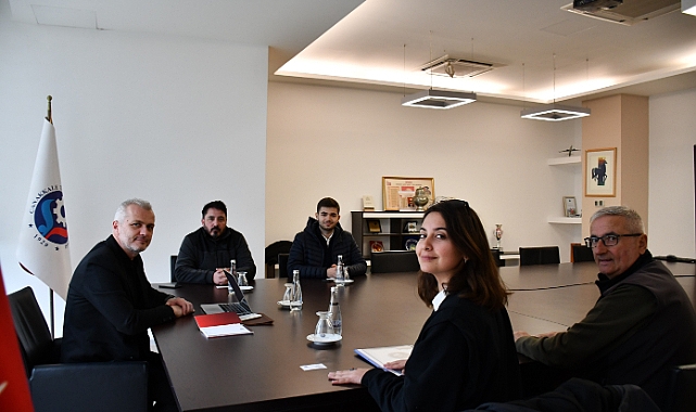 ÇANAKKALE BİSİKLET PLATFORMU 12.ŞEHİTLERE SAYGI SÜRÜŞÜ  TEMSİLCİLERİ ÇTSO’YU ZİYARET ETTİ