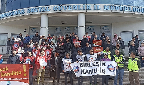 SGK ÇALIŞANLARI İŞ BIRAKTI
