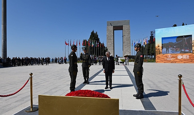 ÇANAKKALE KARA MUHAREBELERİ'NİN 108 YIL DÖNÜMÜ ANMA TÖRENLERİ GERÇEKLEŞTİRİLDİ.