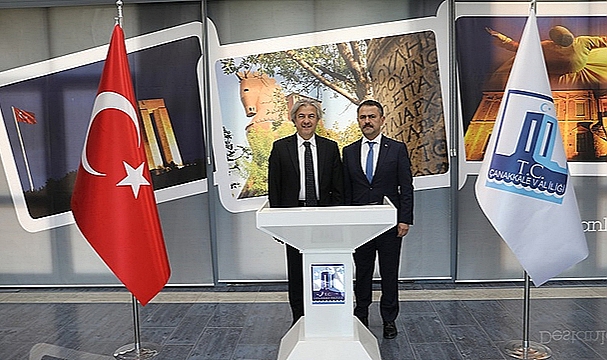 KÜLTÜR VE TURİZM BAKAN YARDIMCISI ÇANAKKALE VALİLİĞİNİ ZİYARET ETTİ