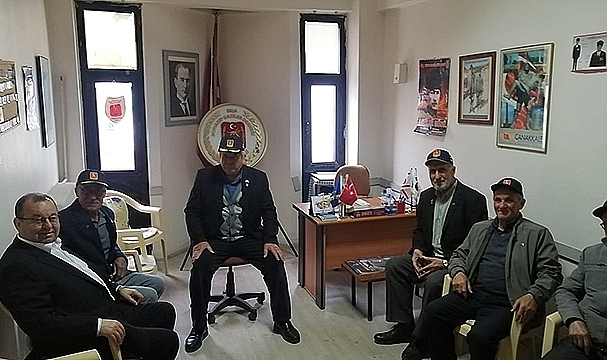 ŞADAN DOĞAN'DAN GAZİLER DERNEĞİNE ZİYARET