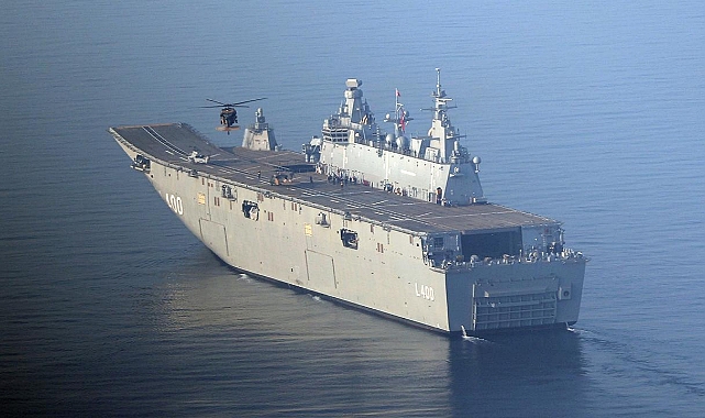  “TCG Anadolu” Çanakkale Boğazı’ndan Geçecek