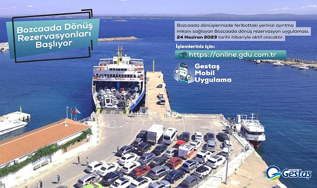Bozcaada Dönüş Rezervasyonları Başlıyor...