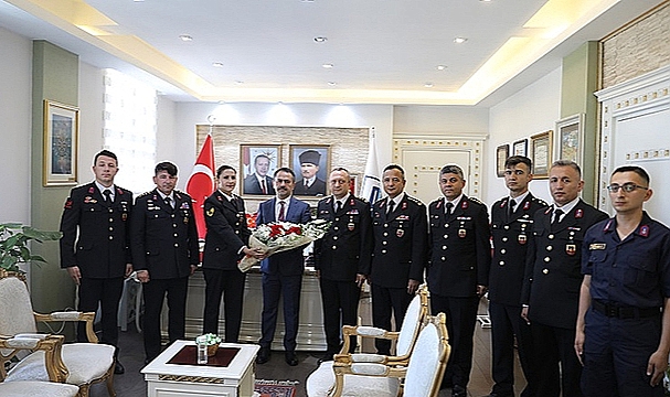 JANDARMA TEŞKİLATI'NDAN VALİ AKTAŞ' A ZİYARET
