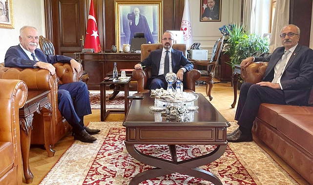 Turan, Çanakkale Belediye Başkanı Ülgür Gökhan’ı makamında ağırladı 