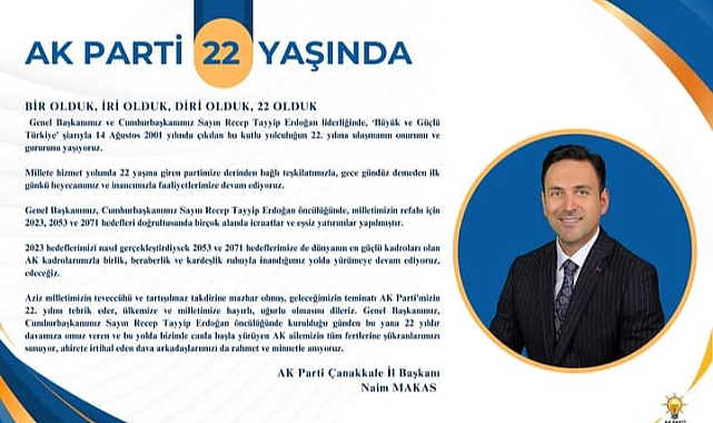 BİR OLDUK, İRİ OLDUK, DİRİ OLDUK, 22 OLDUK