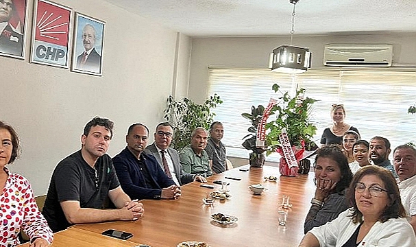 BAŞKAN ARSLAN'DAN, CHP MERKEZ İLÇE'YE ZİYARET