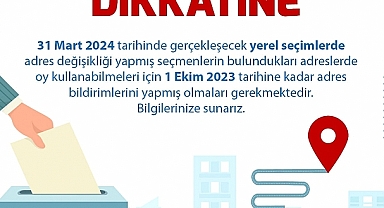 SEÇMENLERİN DİKKATİNE..!