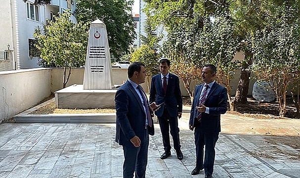 VALİ AKTAŞ, HAMİDİYE ŞEHİTLİĞİNDE İNCELEMELERDE BULUNDU