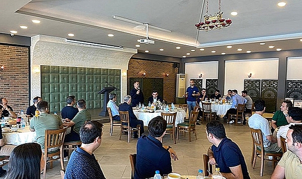 VALİ AKTAŞ, KAYMAKAM ADAYLARINI AĞIRLADI