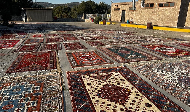 Antik Çağın Bilim ve Felsefe Merkezi Assos Antik Kentinde Halı Sergisi Görenlerin İlgi Odağı Oldu