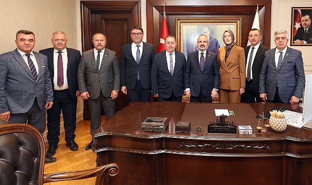 Çanakkale Esnaf ve Sanatkarlar Odası’ndan Turan’a ziyaret