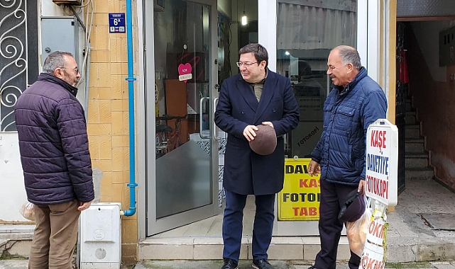 CHP'li Erkek'ten esnaf ziyareti