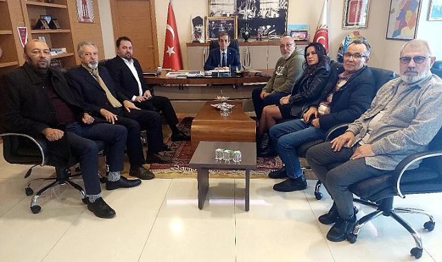 Çanakkale İnternet ve Sosyal Medya Basın Mensupları Derneği, İl Genel Meclis Başkanı Nejat Önder’i Ziyaret Etti