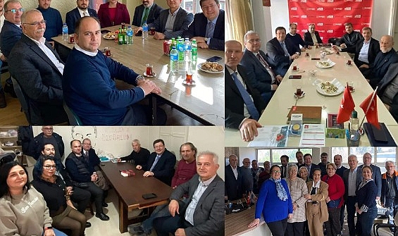 CHP'li Erkek'ten siyasi partilere ziyaret