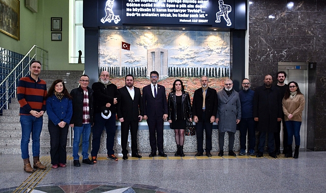 İnternet gazetecileri ÇOMÜ’yü ziyaret etti