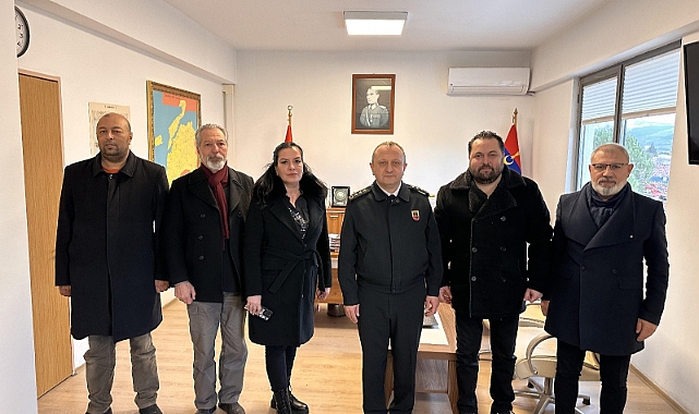 İnternet Gazetecileri Jandarma Komutanlığını ziyaret etti