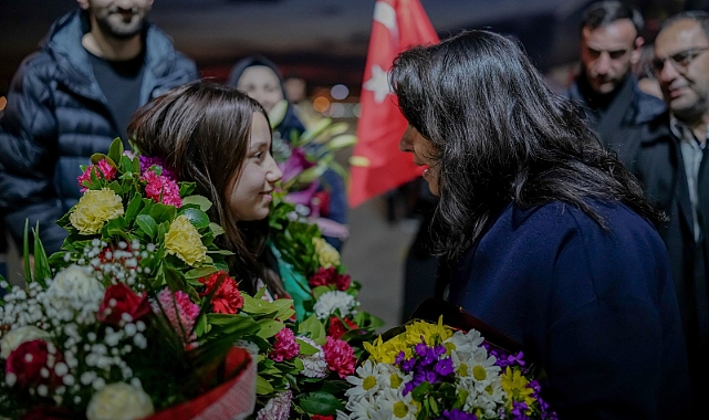 Avrupa şampiyonuna coşkulu karşılama