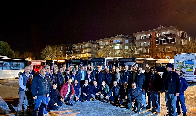 CHP'li Erkek halk otobüsleri şoförleri ile bir araya geldi
