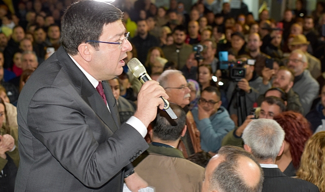 CHP'li Erkek'in Barbaros Seçim Bürosu açılışı mitinge dönüştü