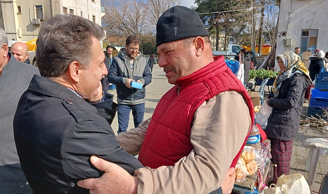 ÖLÇEK PAZAR ESNAFIYLA BULUŞTU