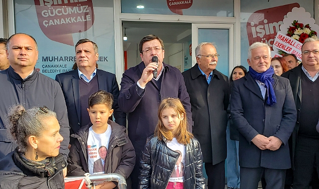 CHP'li Erkek: "Çanakkale'de ranta, talana asla müsaade etmeyeceğiz"
