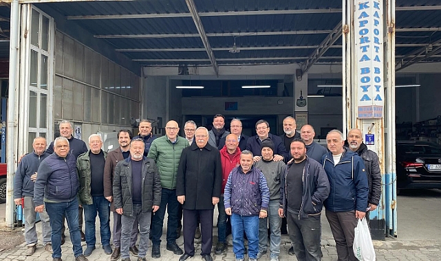 CHP'li Erkek sanayi esnafı ile bir araya geldi