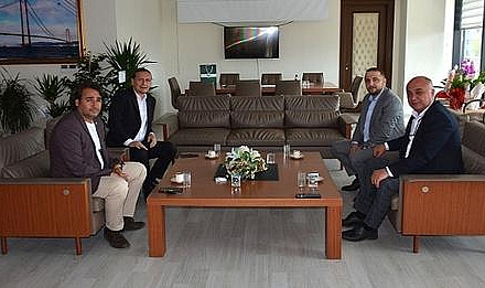 Başkanlar Lapseki Belediyesi'nde buluştu