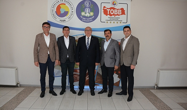 Ezine Oda Başkanlarından, Başkan Abdullah Deniz’e İşbirliği Ziyareti