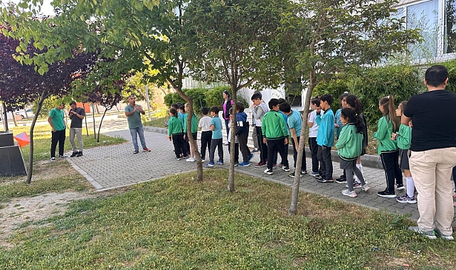 Çanakkale 18 Mart Üniversitesi Terzioğlu Yerleşkesinde Yabancı Diller Yüksekokulunda oryantiring yaptı