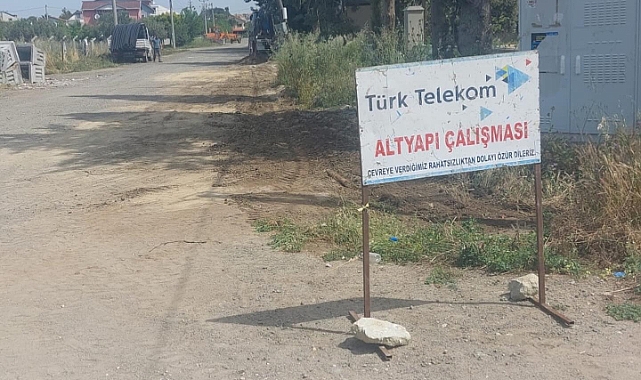 Geyikli Belediyesi, Hürriyet Mahallesi'nde Fiber Altyapı Çalışmalarını Başlattı
