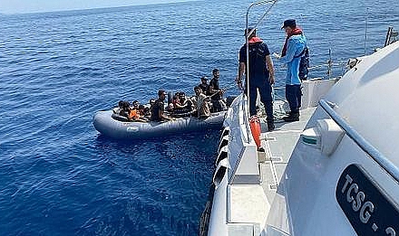 18 kaçak göçmen yakalandı