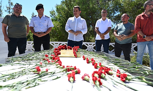 YARBAY HÜSEYİN AVNİ BEY MEZARI BAŞINDA ANILDI