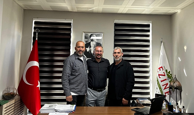 EGİOSB Müdürü Alper Altınok’a eski dostlardan anlamlı ziyaret