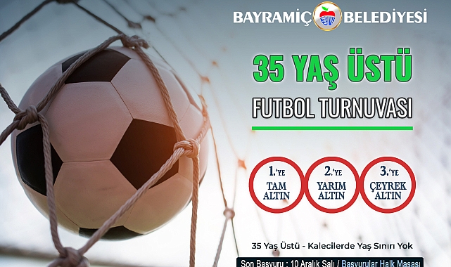 Bayramiç Belediyesi’nden yeni futbol turnuvası