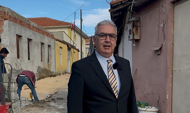 Bayramiç Belediyesi, Tepecik’te yol çalışmalarına hız verdi
