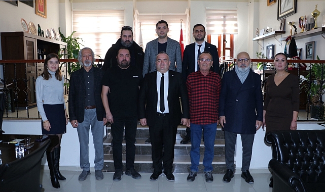 Çanakkale İnternet ve Sosyal Medya Basın Mensupları Derneği’nden Baro’ya Ziyaret