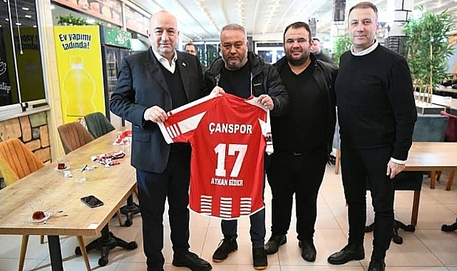 Ayhan Gider'den Çanspor'a ziyaret