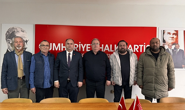 Çanakkale İnternet ve Sosyal Medya Basın Mensupları Derneği’nden CHP’ye ziyaret