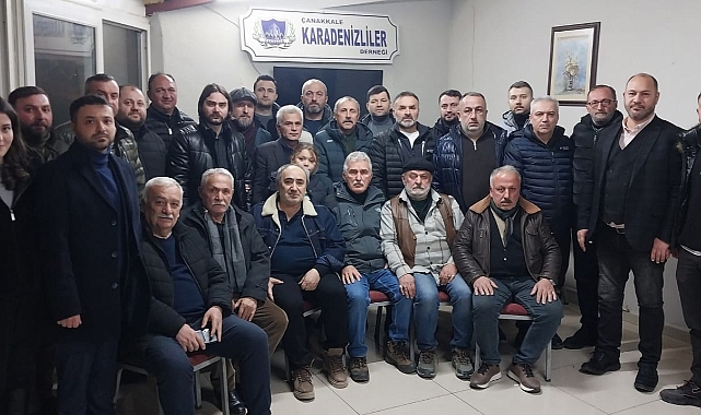 Çanakkale Karadenizliler Sosyal Yardımlaşma ve Dayanışma Derneğin'den açıklama