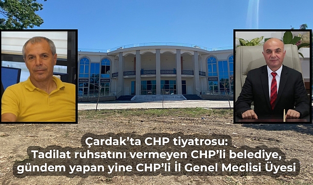 Çardak’ta CHP tiyatrosu