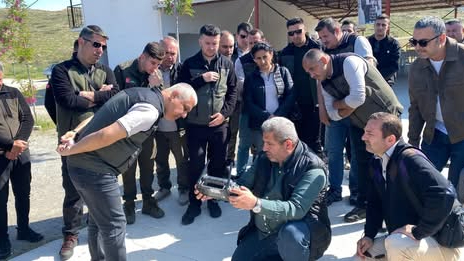 Dron eğitimi tamamlandı
