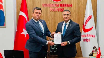 Yeniden Refah Partisi Biga İlçe Başkanlığı’na Levent Taşkın Atandı