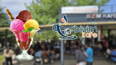 BİZİM KAFE'DE DONDURMA BEDAVA