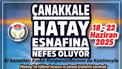 Çanakkale, Hatay’a nefes oluyor