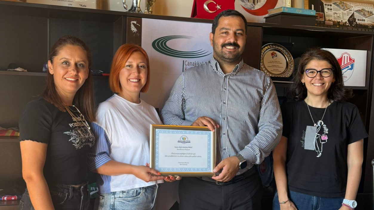 Kent Konseyi Başkanı Halit Kubilay Fırat'a Teşekkür