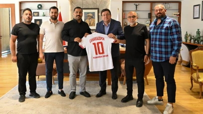 Çanakkalespor’dan Başkan Muharrem Erkek’e Ziyaret